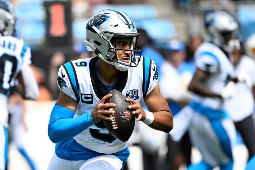 QB Bryce Young 'grateful' to be on Panthers, pledges to improve - Field  Level Media - Professional sports content solutions | FLM