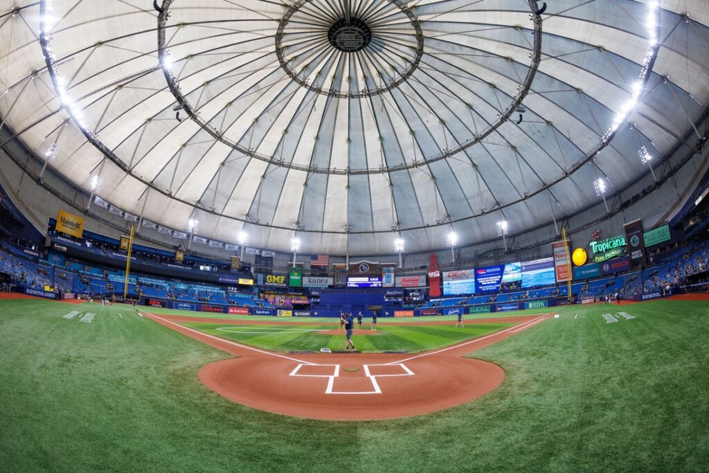 Tropicana Field, view