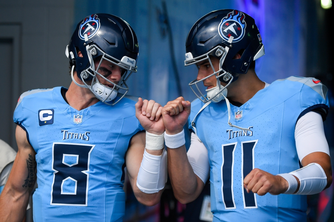 Reports Titans To Start Qb Mason Rudolph Over Injured Will Levis Field Level Media