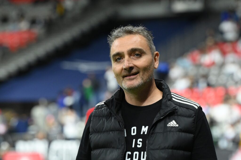 Whitecaps coach Vanni Sartini