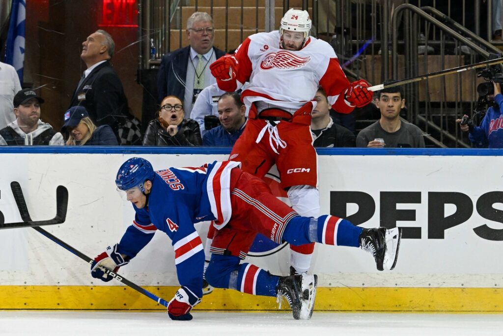 rangers, red wings