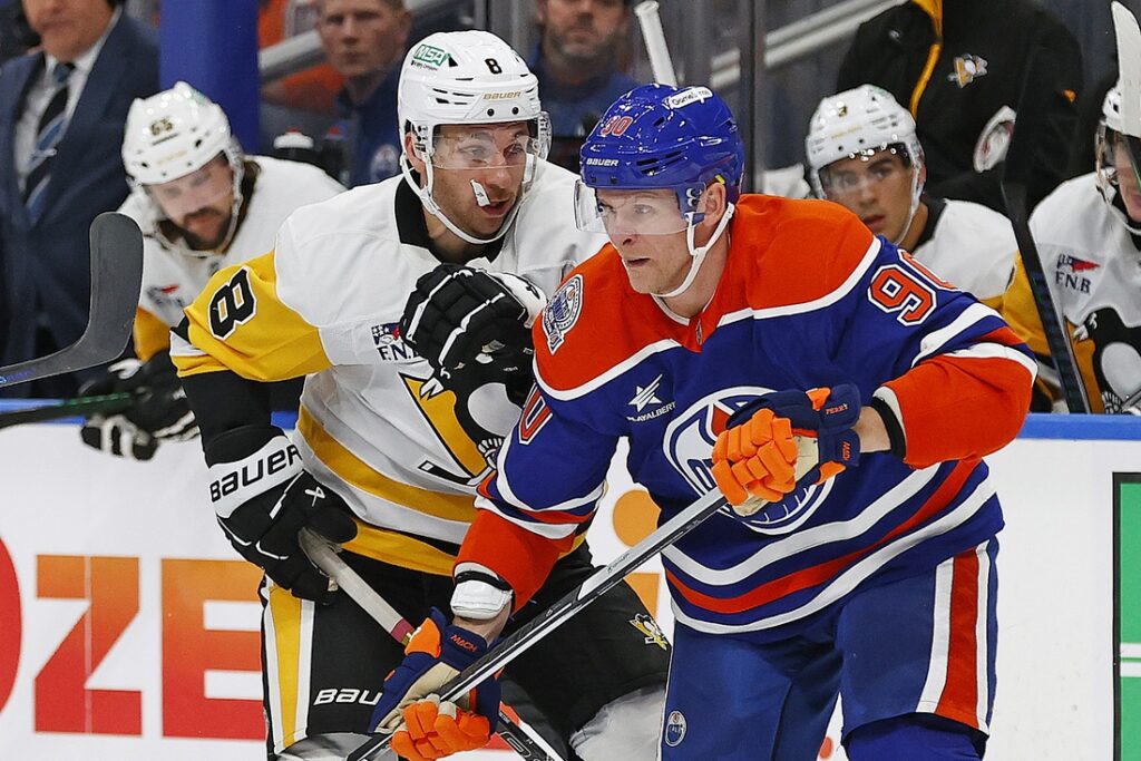 penguins oilers
