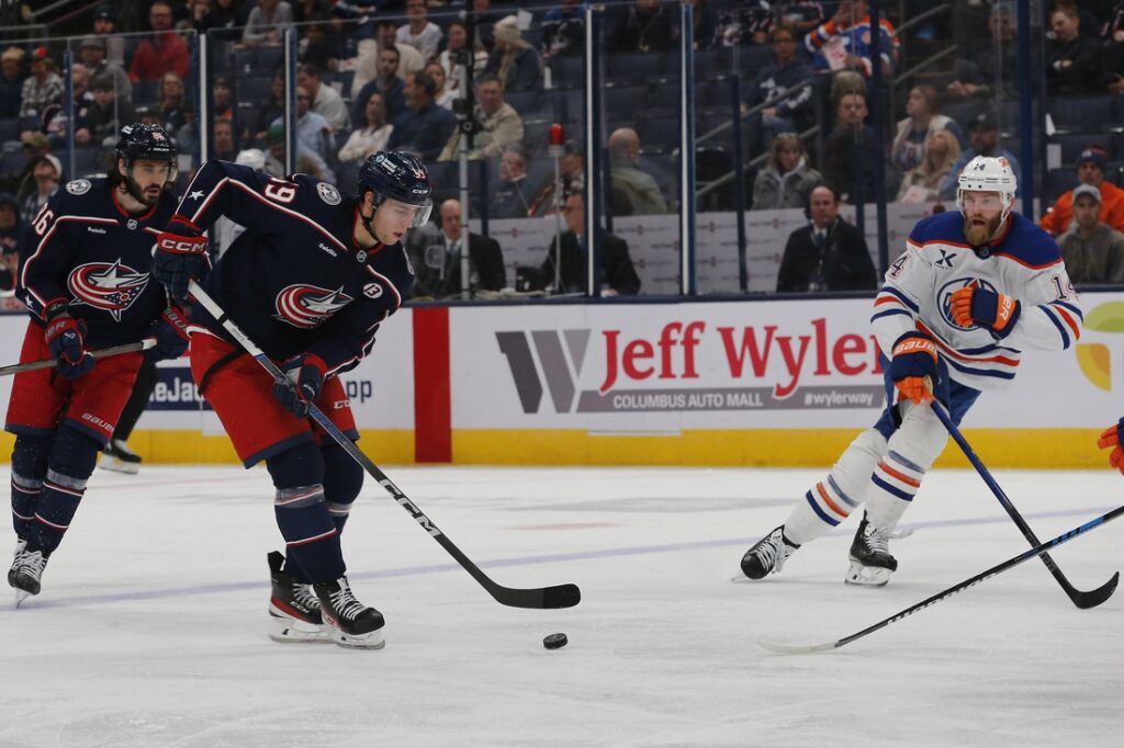 oilers, blue jackets