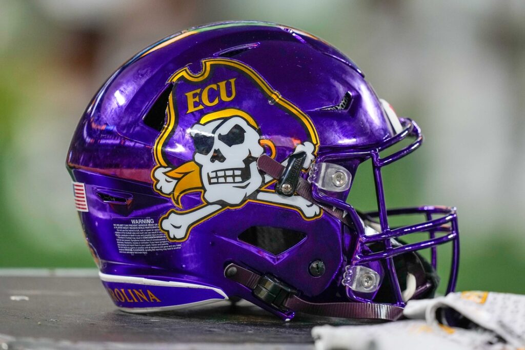 east carolina pirates helmet