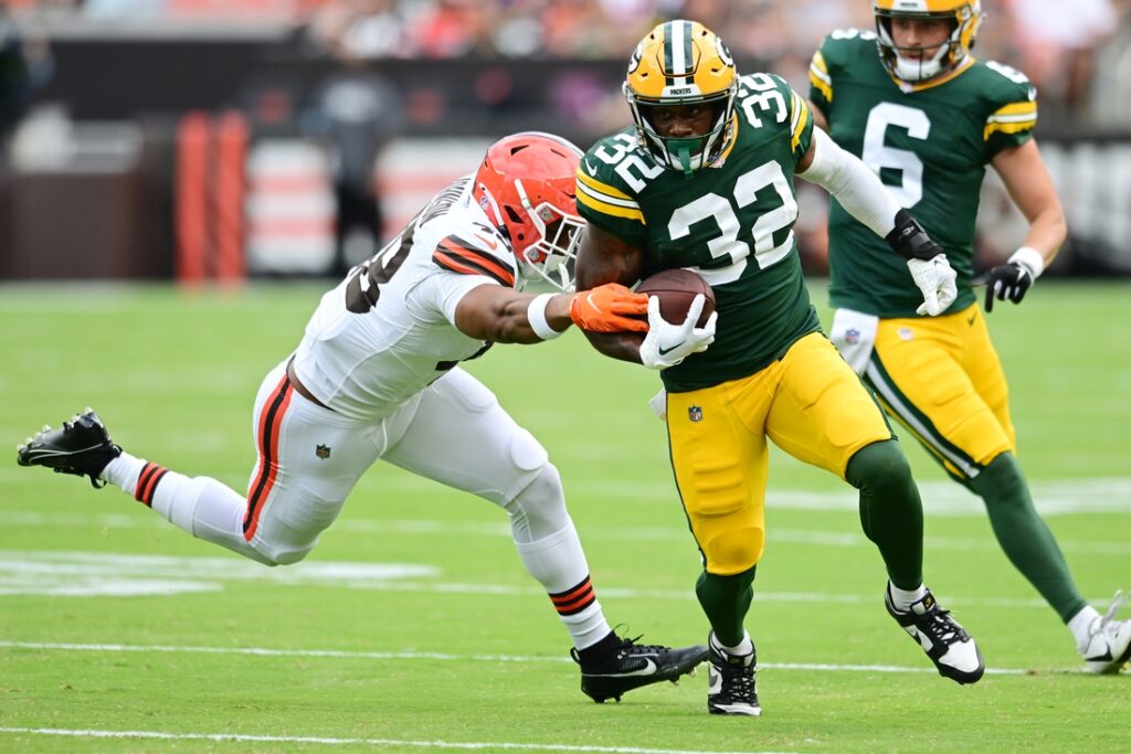 Packers rookie RB MarShawn Lloyd out with appendicitis - Field Level Media  - Professional sports content solutions | FLM