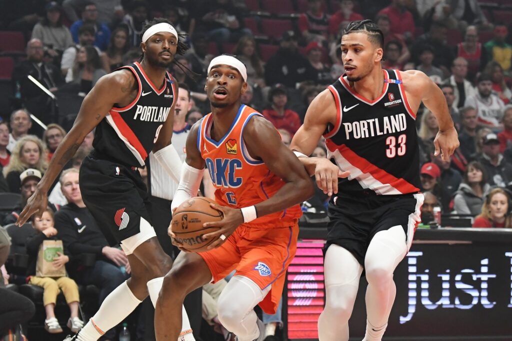 Thunder, Trail Blazers