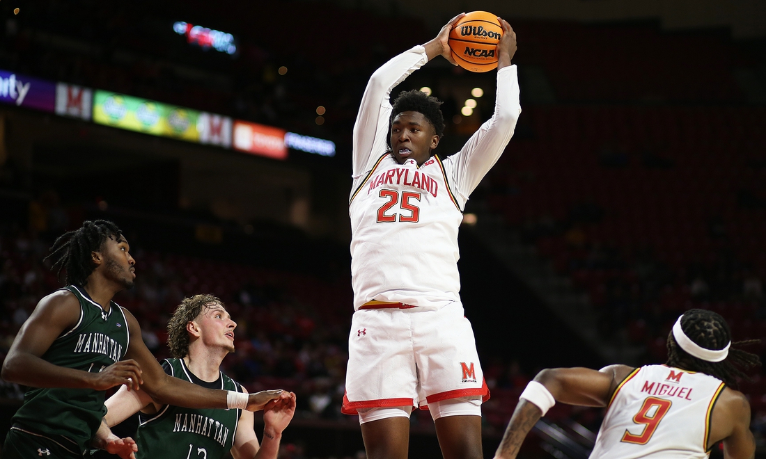 Freshman Derik Queen stands tall in debut as Maryland downs Manhattan