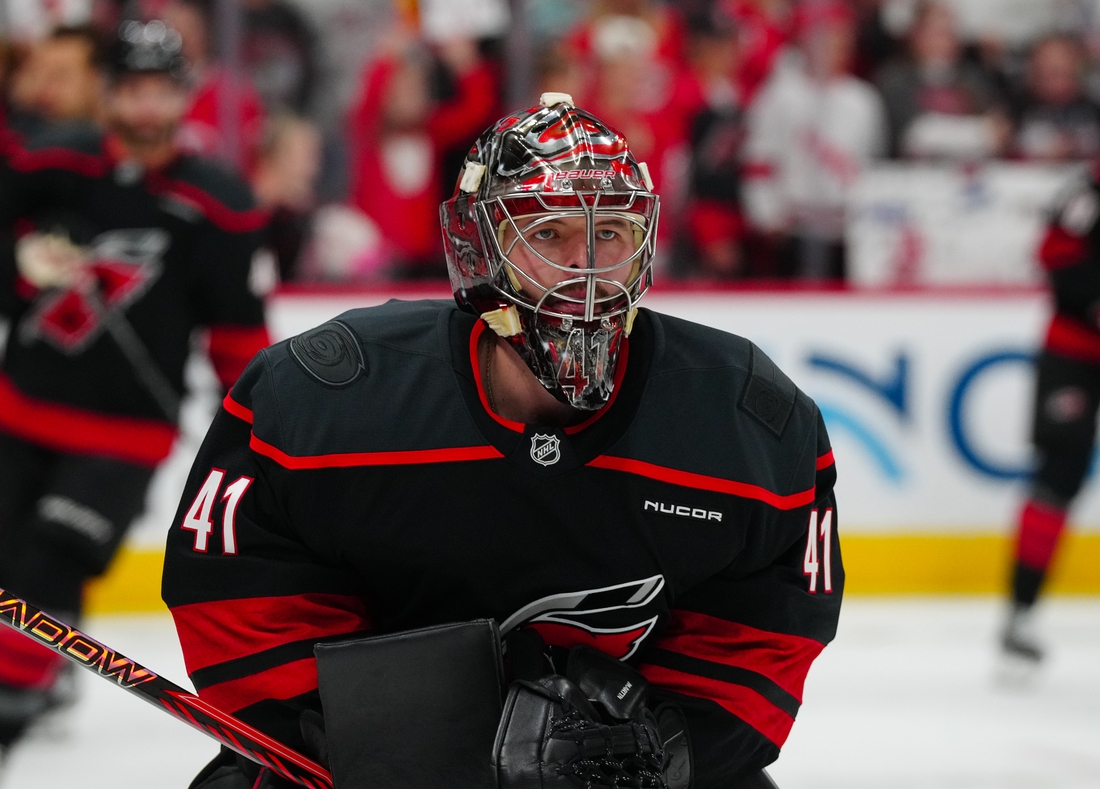 Hurricanes' Goalie Plan Unclear Entering Game Vs. Senators - Field ...