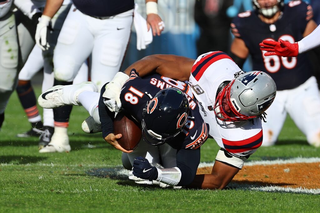 patriots caleb williams