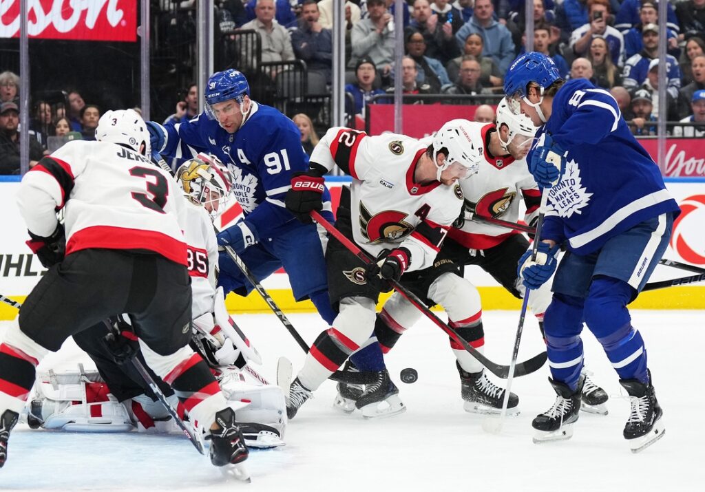 maple leafs, senators