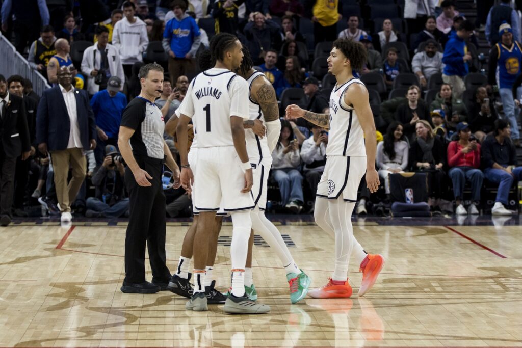 warriors, nets