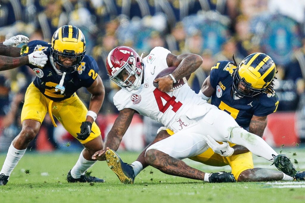 Alabama, Michigan, Jalen Milroe