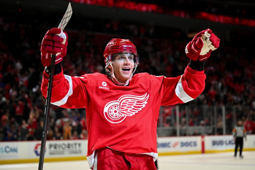 patrick kane celebrate