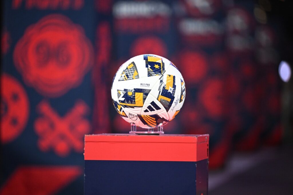 mls soccer balls general view revolution