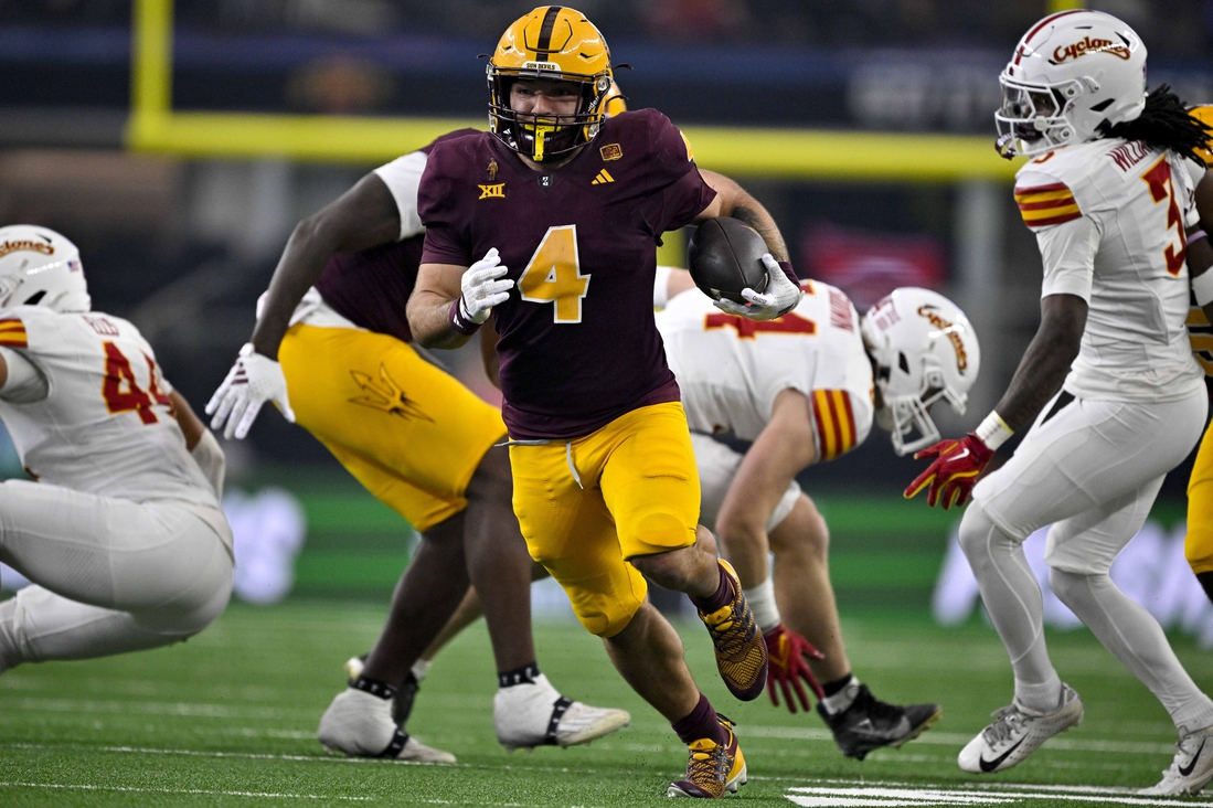 No. 15 Arizona State Owns Big 12 Title Game With Rout Of No. 16 Iowa ...