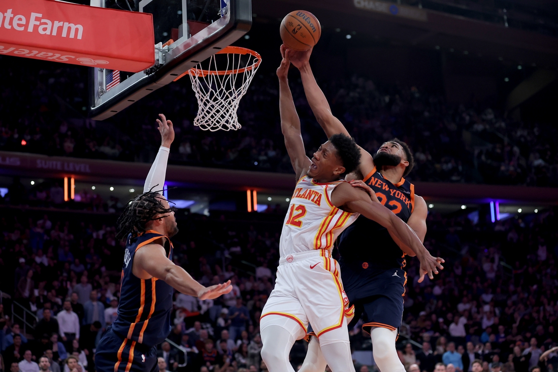 Trae Young, Hawks charge past Knicks, into NBA Cup semifinal - Field ...