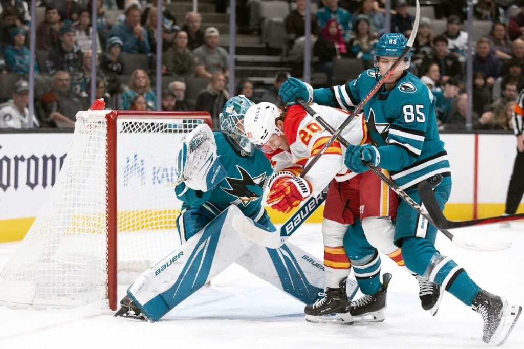 Flames, Sharks