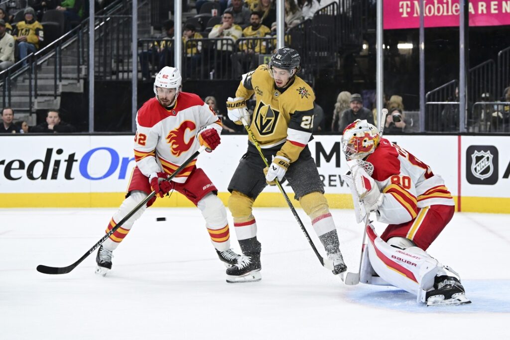 golden knights, flames