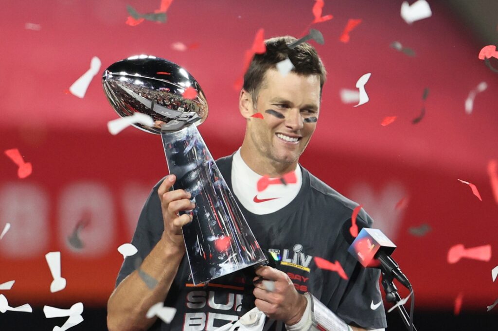 Tom Brady Lombardi Trophy