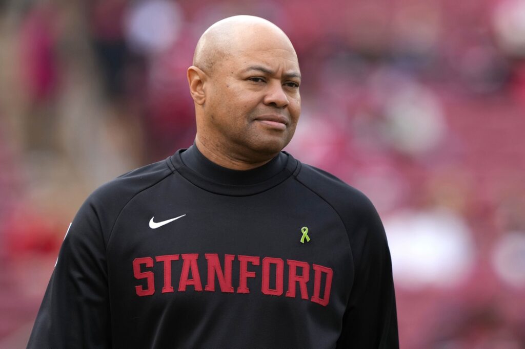 Stanford Cardinal head coach David Shaw