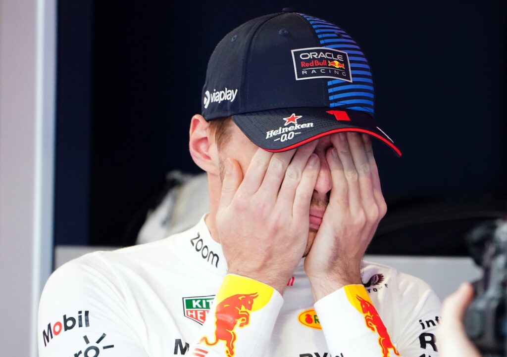 verstappen react