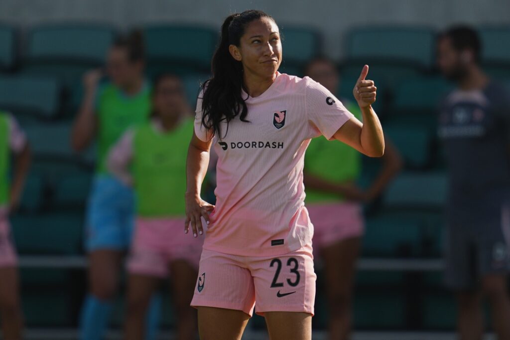 christen press react