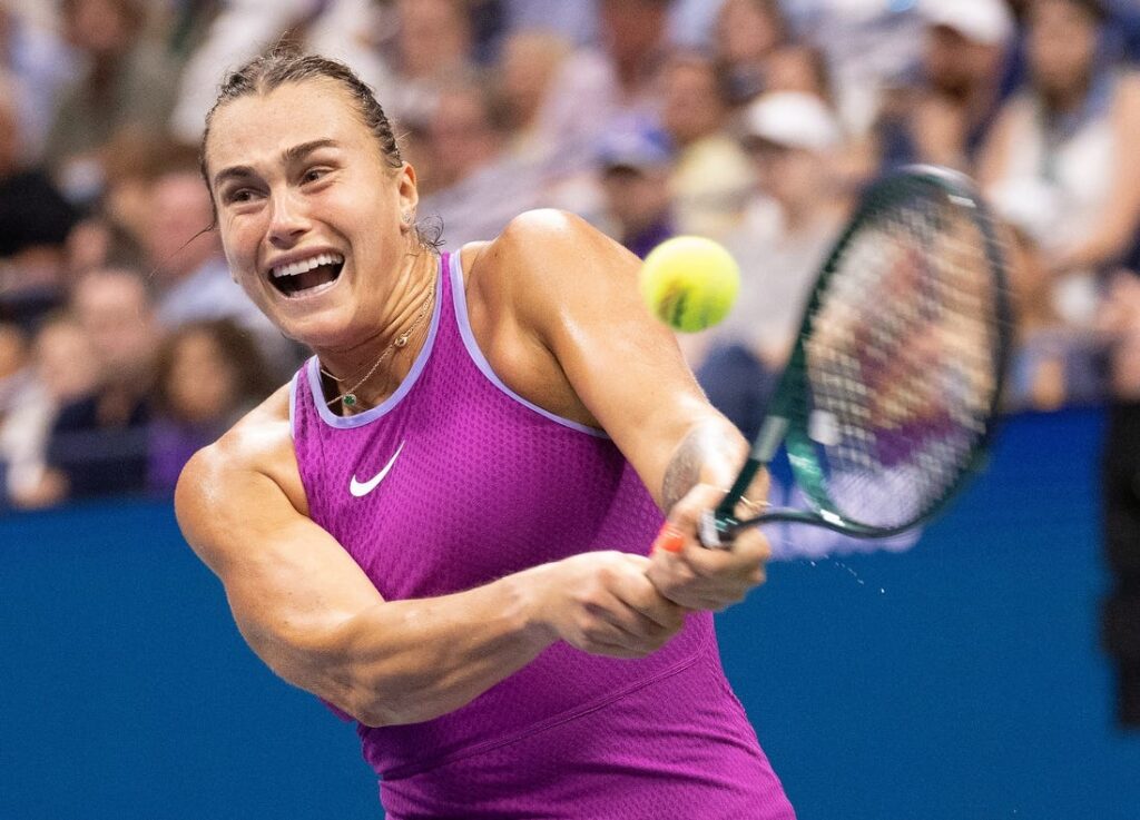 sabalenka hits