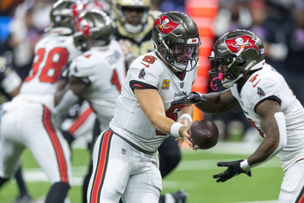 baker mayfield saints