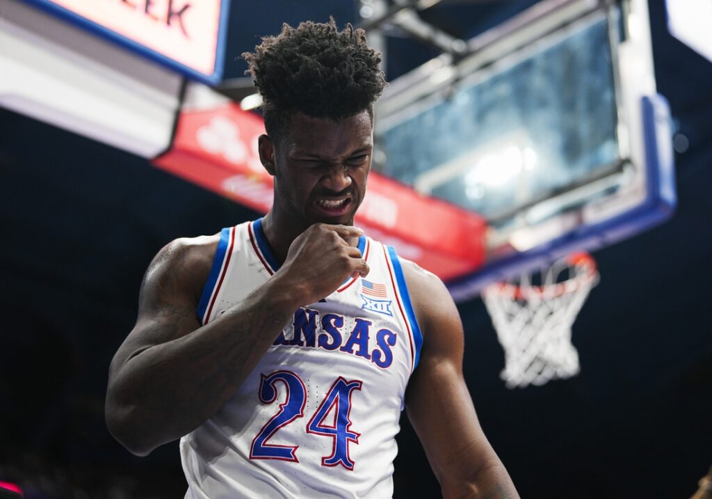 KJ Adams reacts