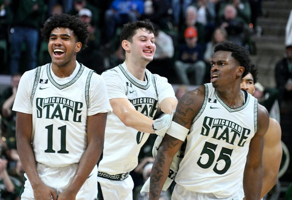 spartans celebrate