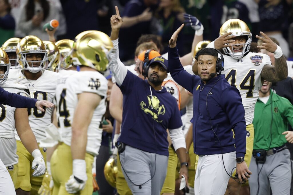 marcus freeman notre dame