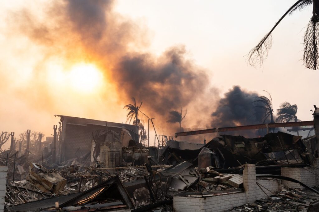 los angeles wildfire