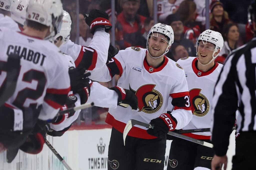 ottawa senators celebrate