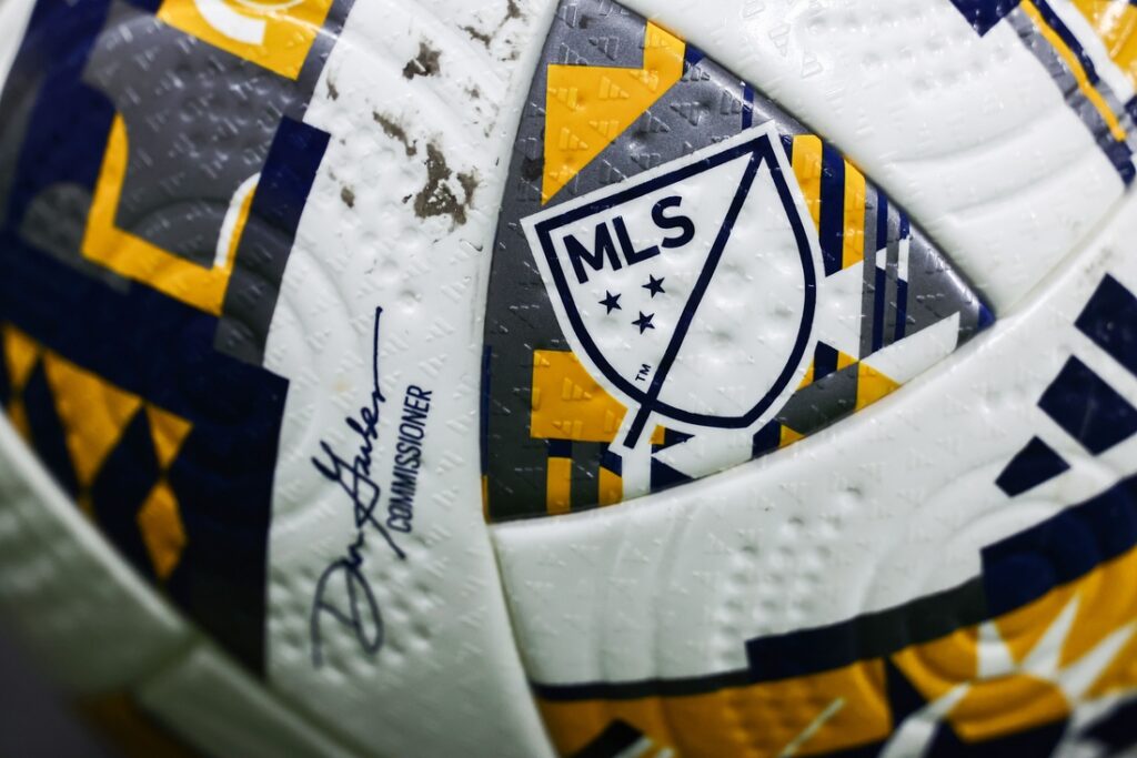 mls soccer ball general view