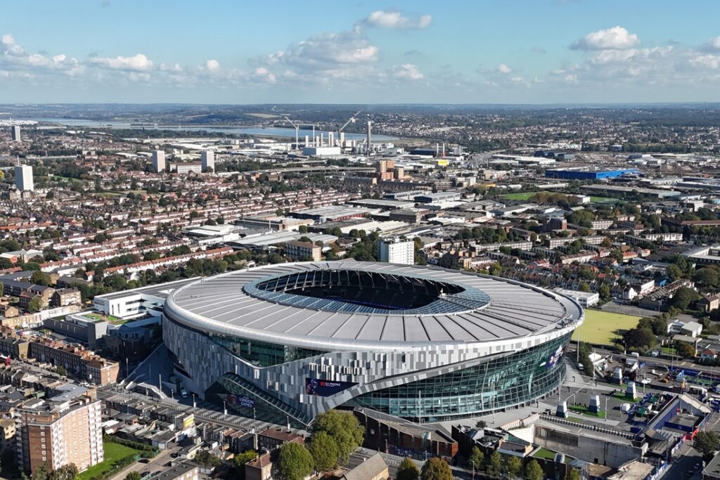 tottenham, stadium, view