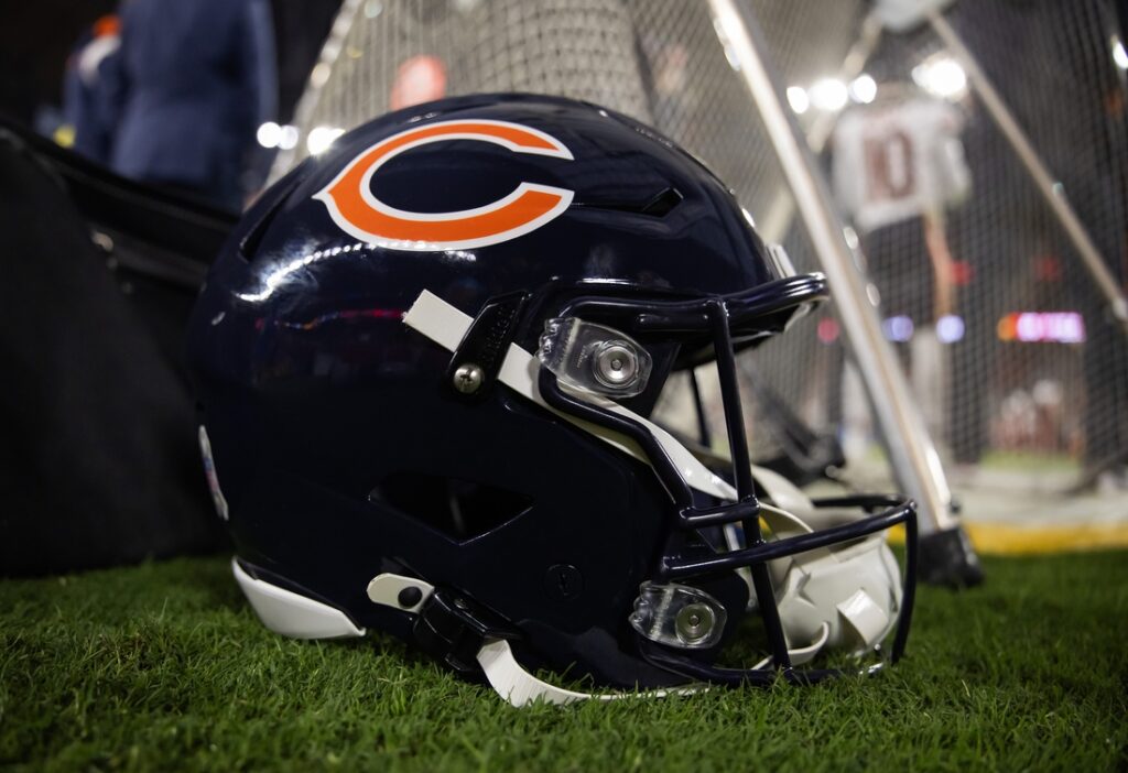 chicago bears helmet