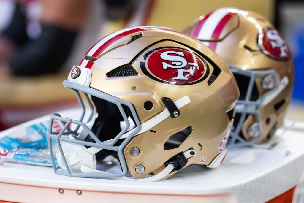 49ers helmet