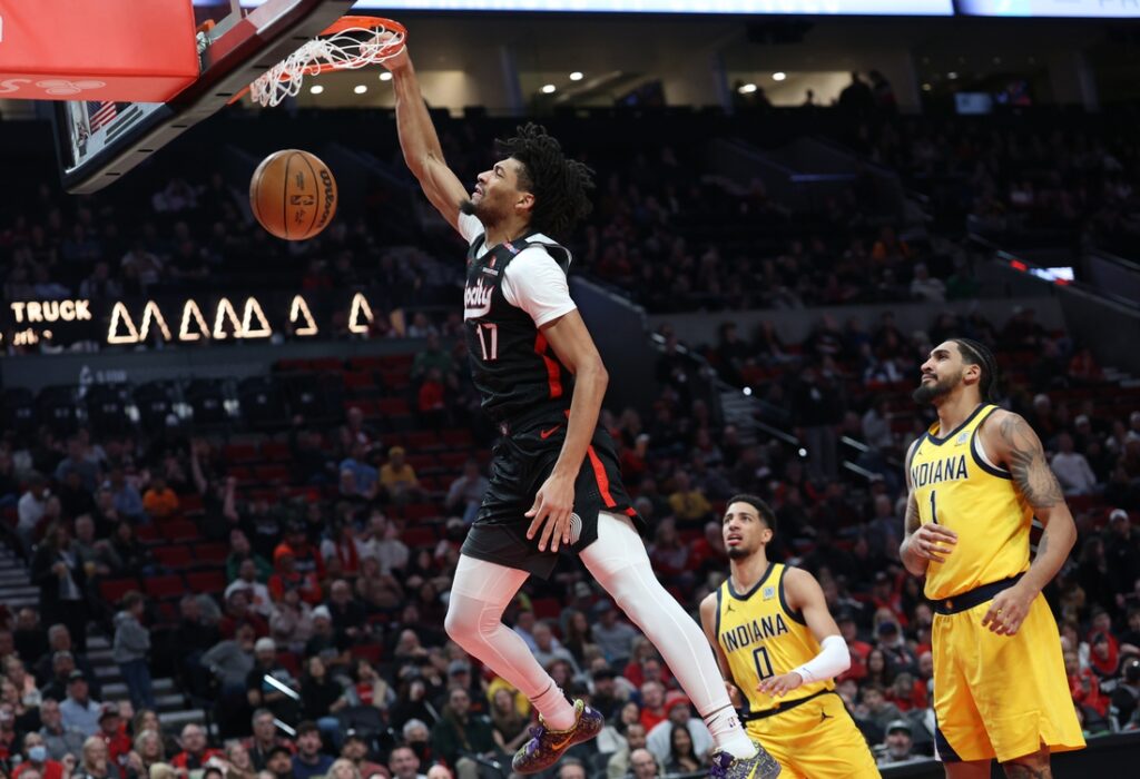 trail blazers, pacers