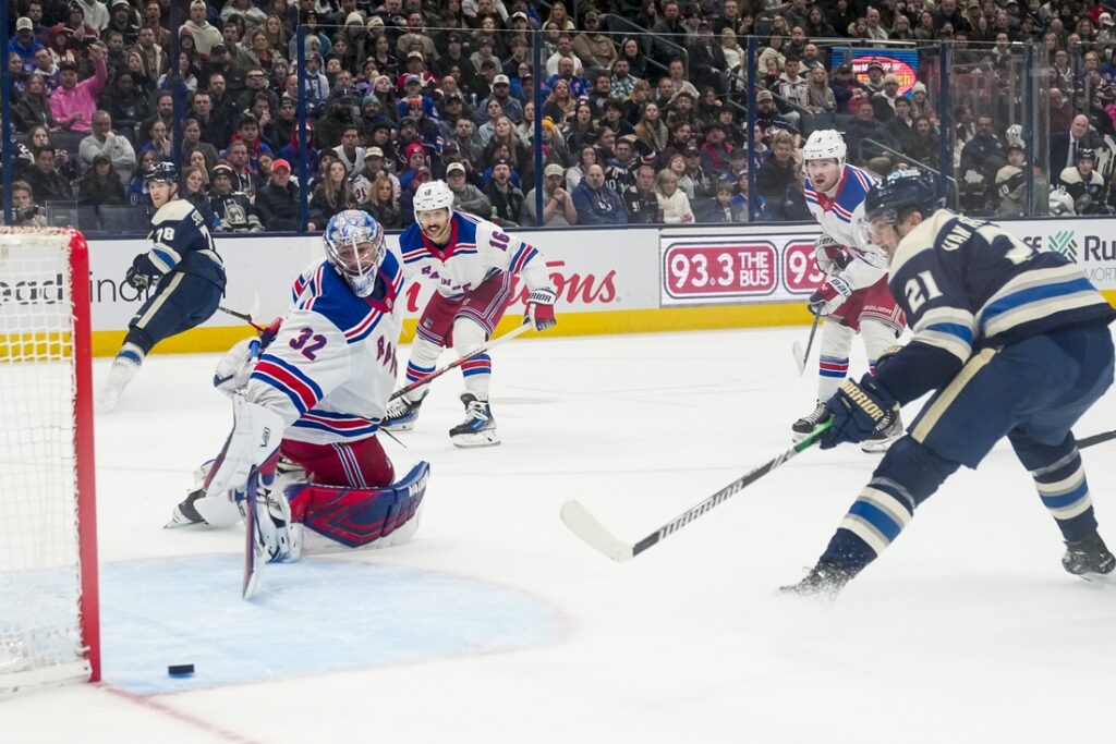 rangers blue jackets