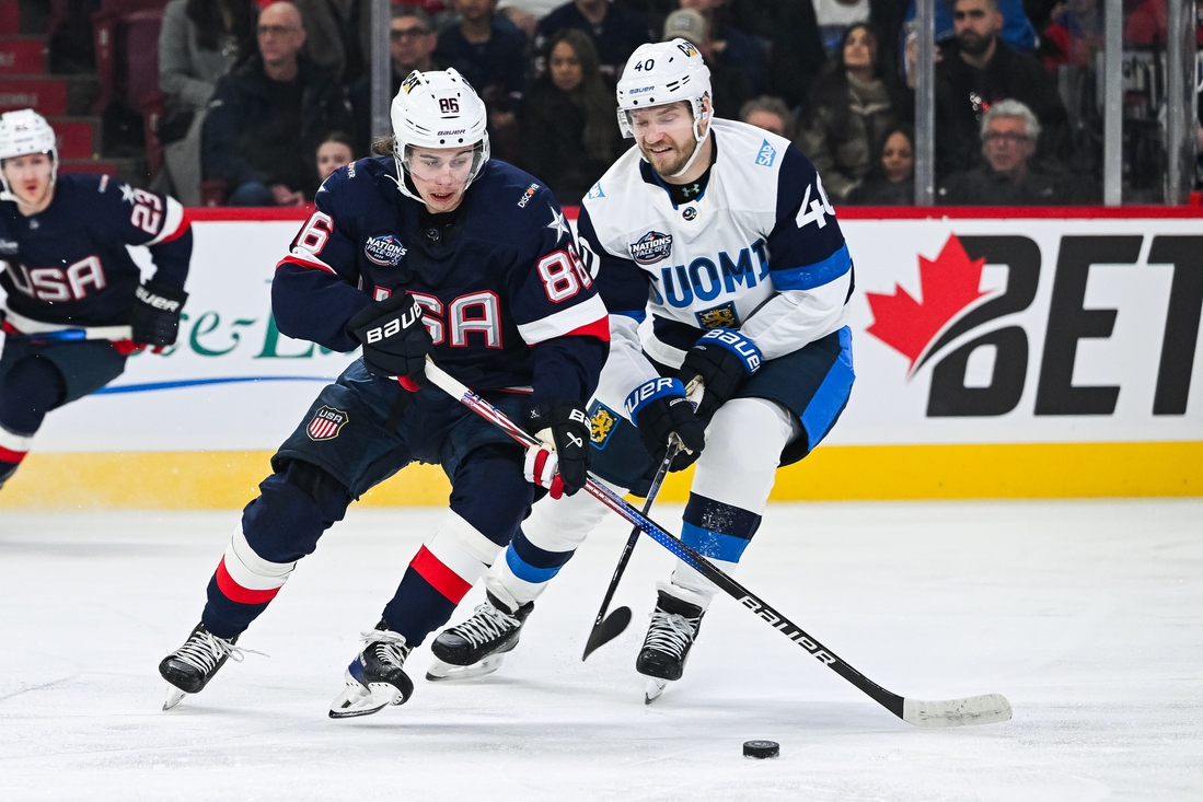 USA pulls away from Finland for 4 Nations blowout Field Level Media