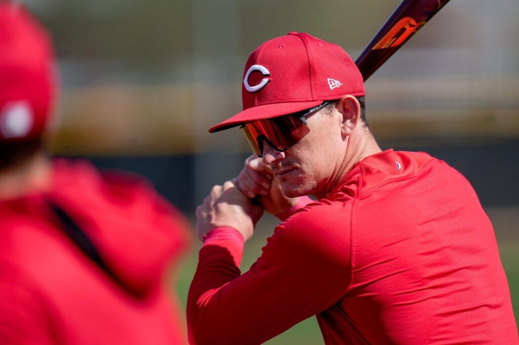 Reds OF Austin Hays (calf) to open season on 10-day IL - Field Level Media - Professional sports content solutions | FLM