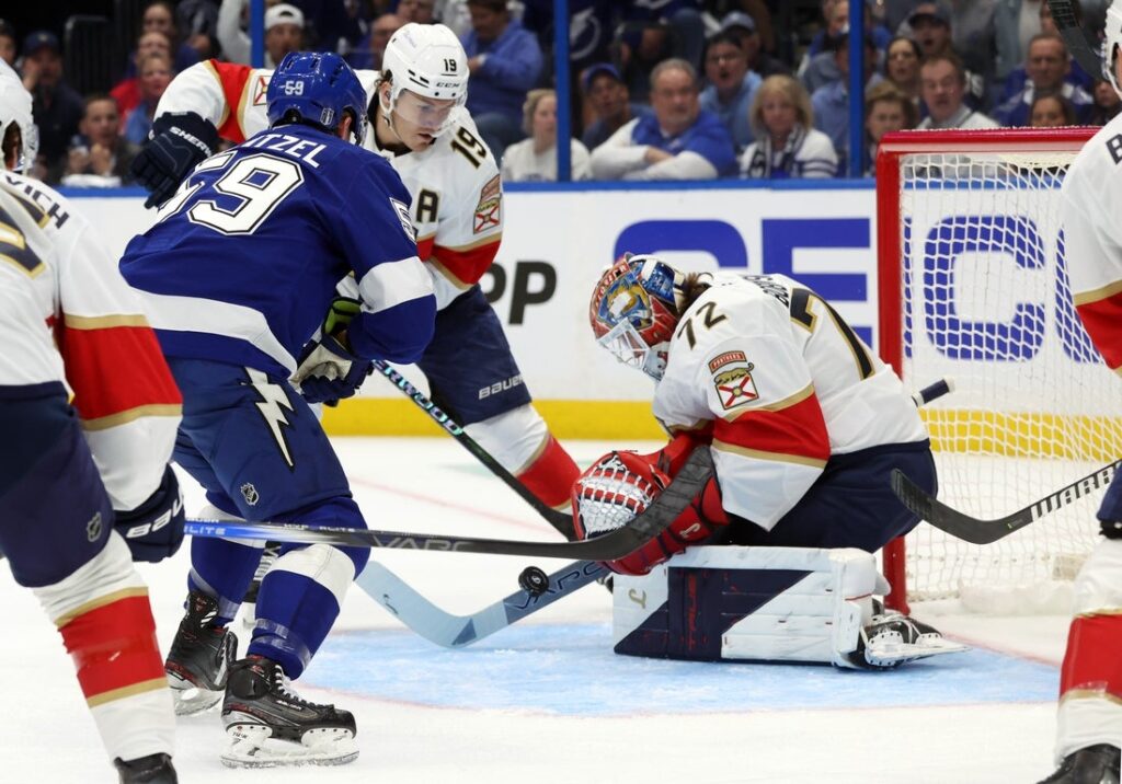 Matthew Tkachuk scores twice in return as Panthers rout Lightning - Field  Level Media - Professional sports content solutions | FLM