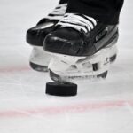 hockey, puck, view