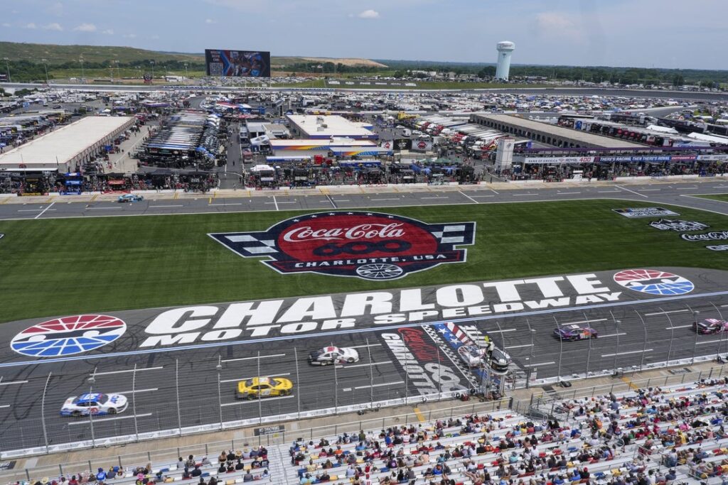 charlotte motor speedway, view