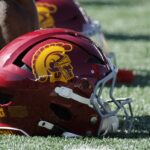 Southern California football helmet