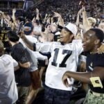 fans storm the field Vanderbilt