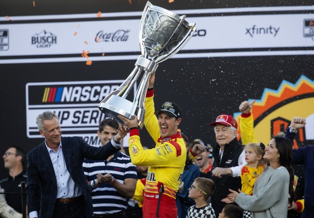 joey logano trophy 2024