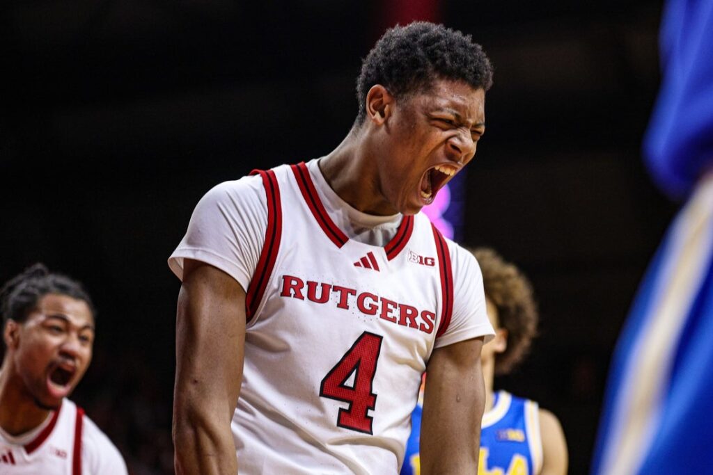 ace bailey rutgers celebrate