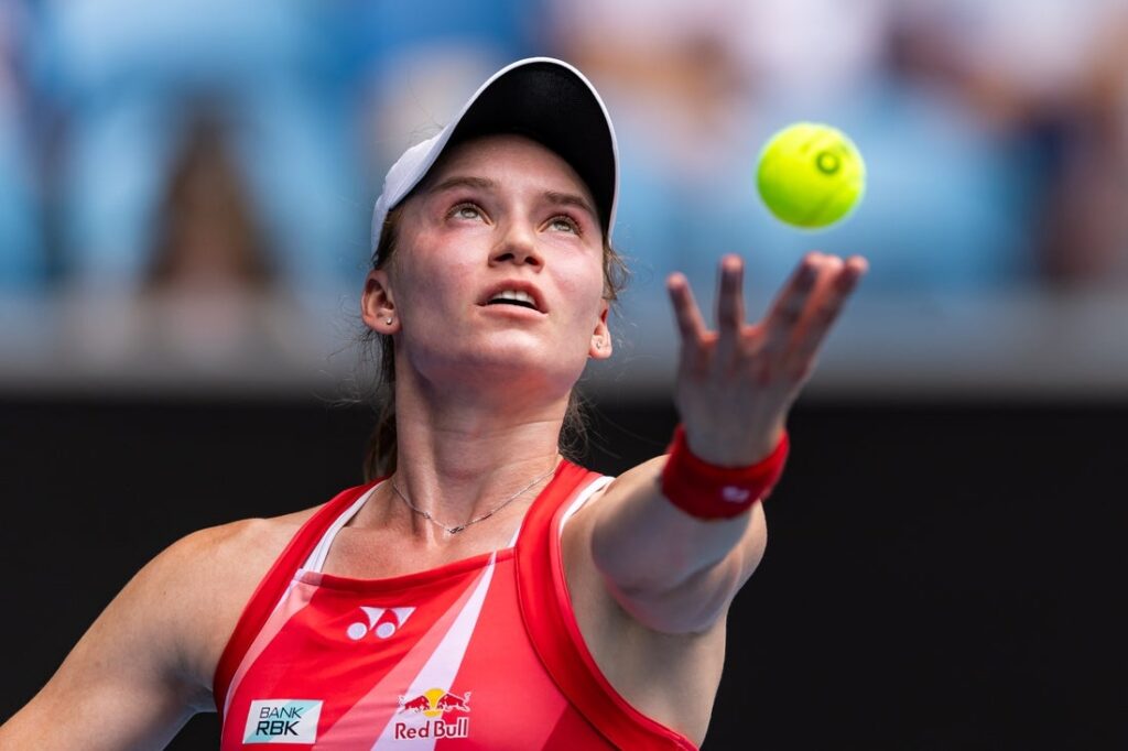 elena rybakina serve