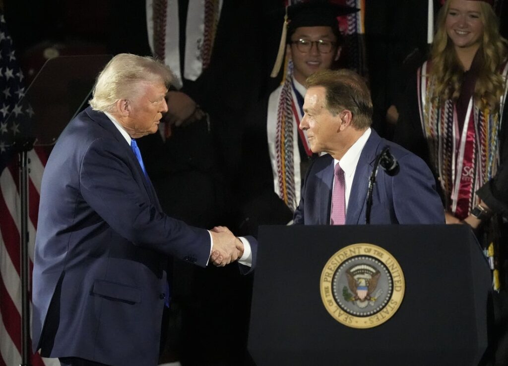 Donald Trump Nick Saban